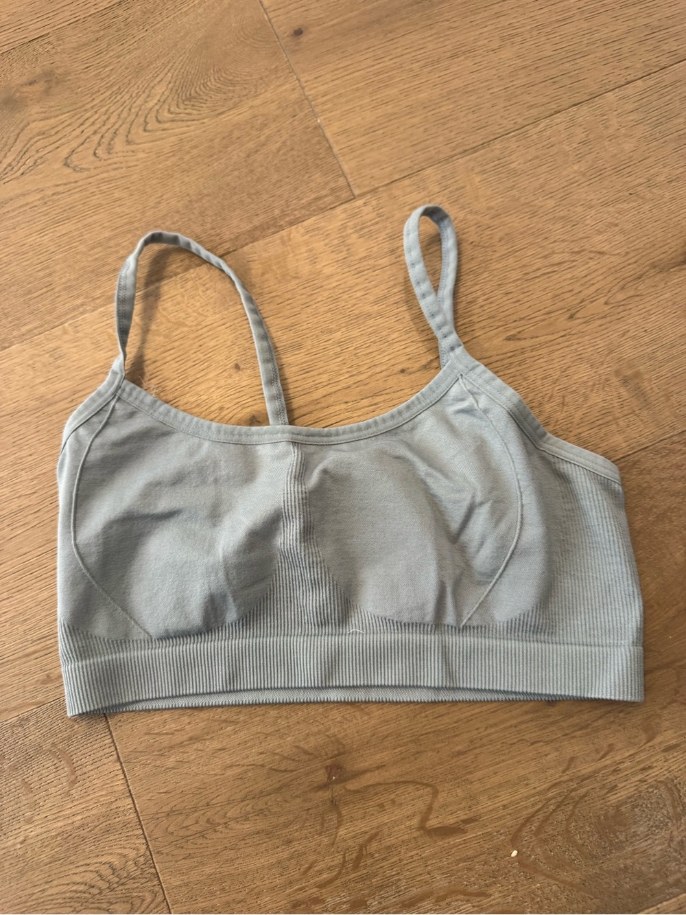 Colsie Light Gray Seamless Bralette